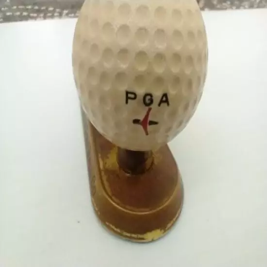 Antique PGA Hole In One Trophy. Plymouth Golf Ball Company. Clock. One of a kind