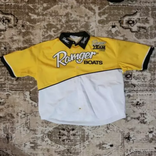 Ranger Boats Team Issued Pro Fishing Tournament Jersey Shirt Louisiana Size L