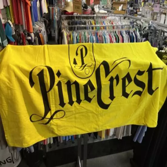 Pinecrest Golf Club Beach Towel 60"x32" Yellow