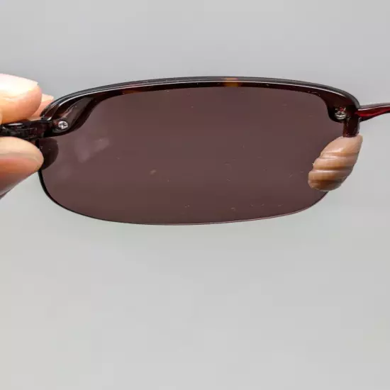 MAUI JIM MJ-407-10 Japan Rootbeer Brown Tortoise Wrap Sunglasses-64-17-130