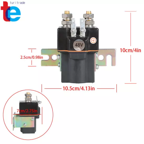 Solenoid For Club Car Golf Cart DS Precedent Models 2000+ US 48-Volt