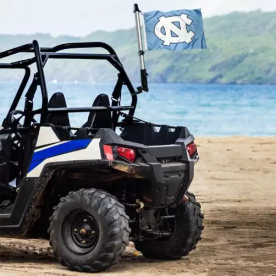 UNC North Carolina Tar Heels Boat and Golf Cart Flag