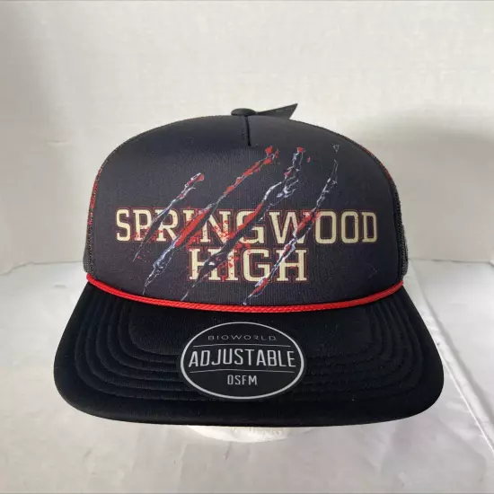 A Nightmare On Elm Street Springfield High Snapback Hat Freddy Krueger Halloween