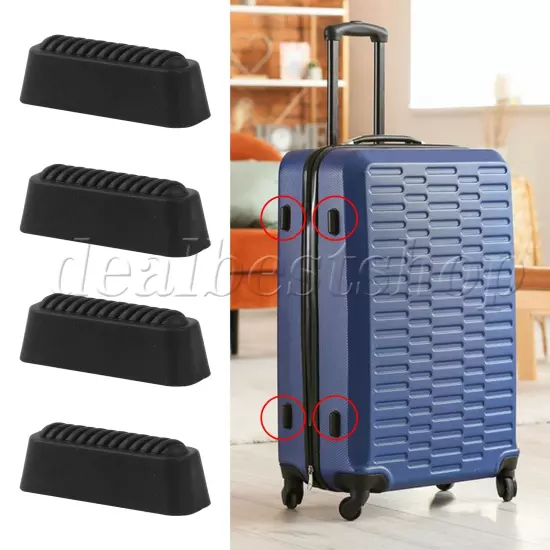 4 x Baggage Stud Feet 4.7x1.6cm Side Stand Pads for Luggage Accessories