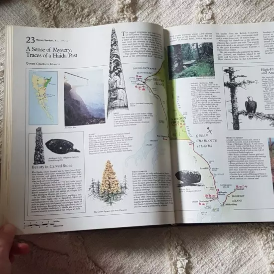 1980 Vintage Book Canadian Book of the Road (travel book)