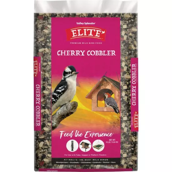 Valley Splendor Elite 20 Lb. Cherry Cobbler Premium Wild Bird Food 9512 Valley