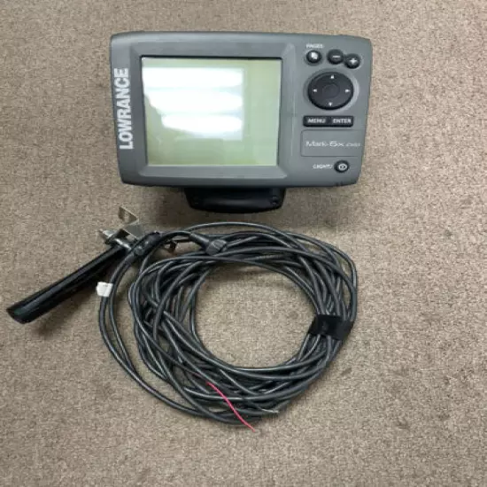 Lowrance Mark-5X DSI Fishfinder, Mount, and Transducer