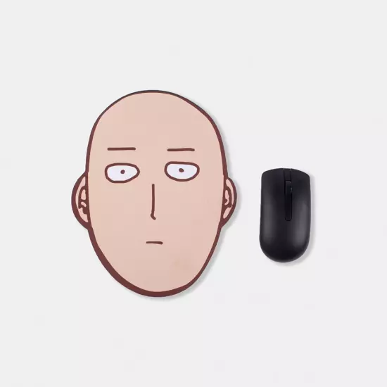 One Punch Man Saitama funny Mouse Pad - Fun Anime Mouse Mat, Non-Slip cartoon