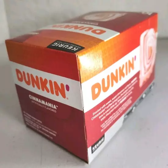 Dunkin' Donuts "Cinnamania" Coffee K-Cup Pods 1 Box – 10 Count 