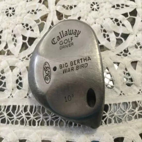 Callaway Gold Big Bertha War Bird Driver Club Head Only 10 Degree Right Handed