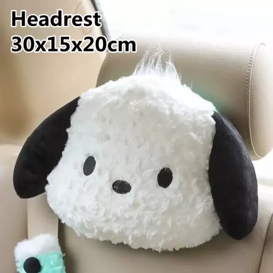 Sanrio Pochacco Headrest Safety Belt Cover Car Back Cushion Hug Pillow cushion