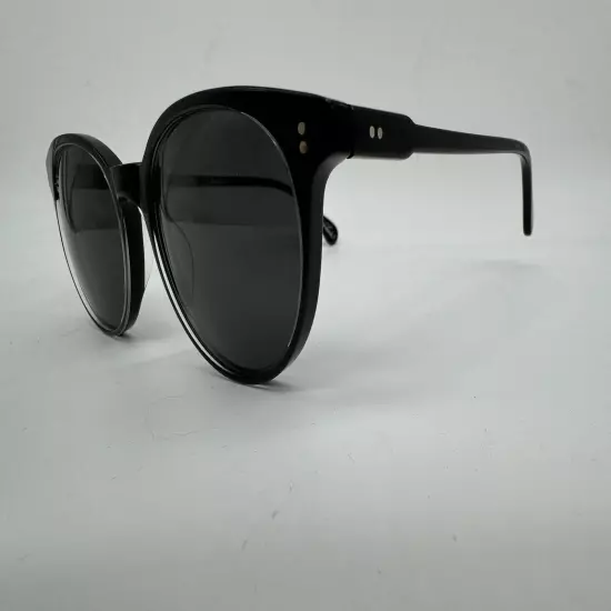 RAEN Rollo Unisex Round Sunglasses - Polarized crystal black Frame 53-18-145