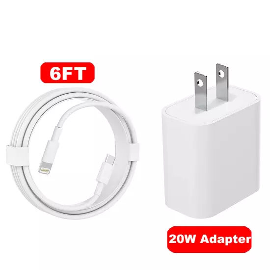 Wholesale 20W PD Fast Charger For iPhone 14Pro/13/12/11 USB Type C Adapter Cable