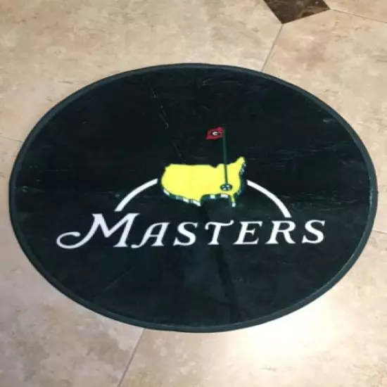 Masters Golf Tournament Augusta National Logo Round Padded Mat 23” Across