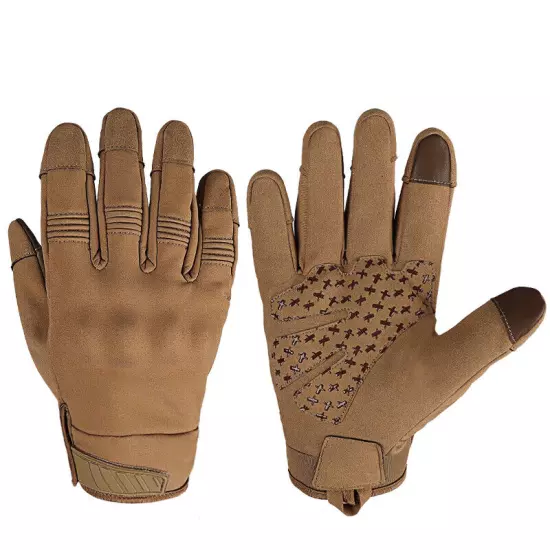 Motorcycle Gloves for Men Woman Water-Resistant Non-Slip Airsoft Shooting Gloves