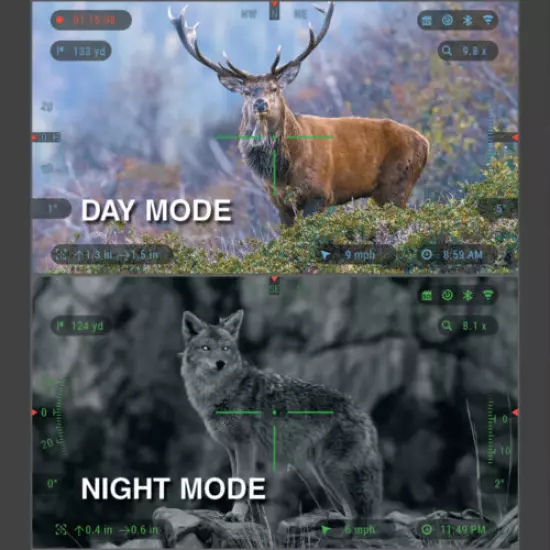 ATN X-Sight 4K Pro 3-14x Smart Day/Night Rifle Scope iOS or Android Apps Wi-Fi