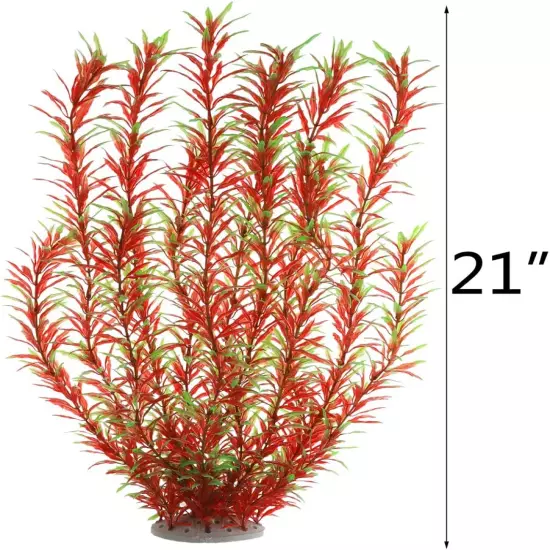 Aquarium Plastic Plants Large, Artificial Plastic Long Fish Tank Plants Decorati