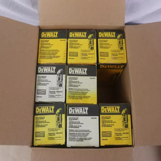 DEWALT Heavy Duty Dust Extraction Filter Assembly SET OF 8 DWH302Dh LOT of 8