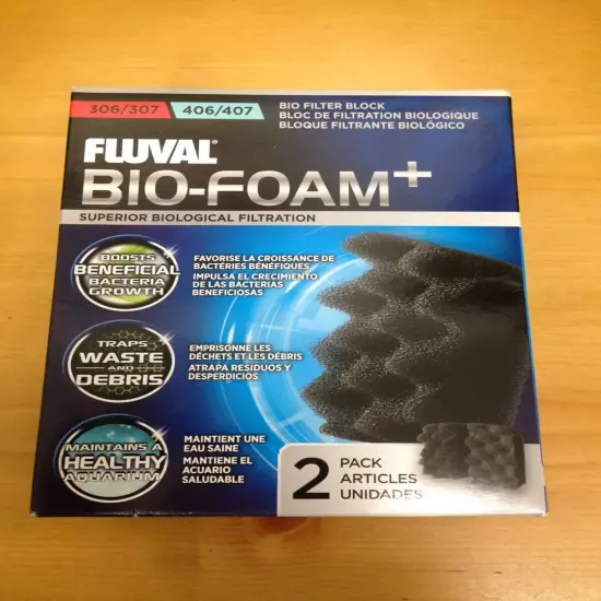 Fluval Bio-Foam+ 2-Pack Superior Biological Filteration Block