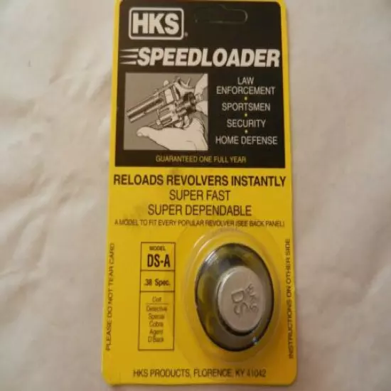 HKS Speedloader; DS-A; 6-Shot; 38 Spec; 3 Pack; Fast & Dependable