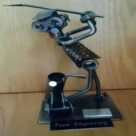 FREE ENGRAVING (PERSONALIZED) Nuts & Bolts Golf Award / Trophy Golfer Gift