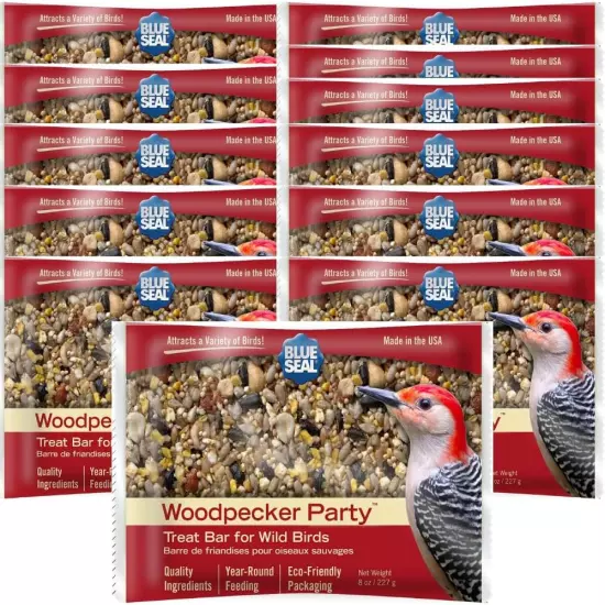 Woodpecker Suet Treat Bars Wild Birds No Mess Food Woodpeckers Cardinals Feed