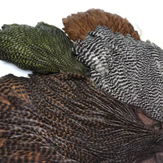 HARELINE HEN CAPE - Fly Tying Soft Hackle Neck Feathers - 6 Colors Available!