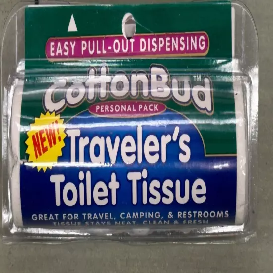 CottonBud Traveler's Toiletry Dispenser Cotton Buds Movie Prop VTG 1997 NOS 