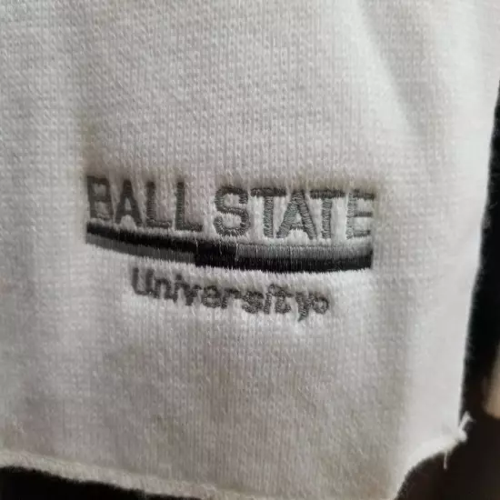 Ball State University White Neck Scarf