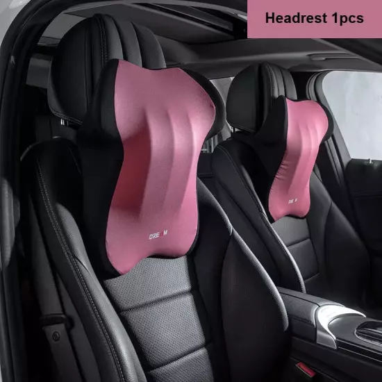 Car Booster Seat Cushion Headrest Lumbar Support Car Neck Pillow Waist Seat Pad