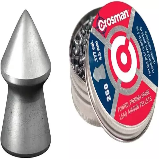 Crosman P177 .177-Caliber Pointed Pellets (250-Count)