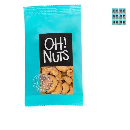 Guilt-Free Roasted Cashews - 12 Individual Packs, Perfect for All Diets