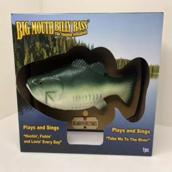 Gemmy Big Mouth Billy Bass The Singing Sensation Wall Mount Fish Plaque