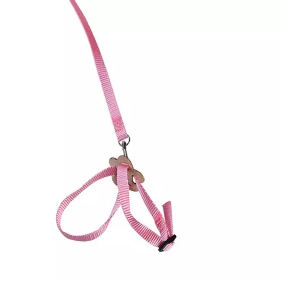 Parrot Bird Harness Leash Adjustable Training Rope Flying Traction Straps Band.