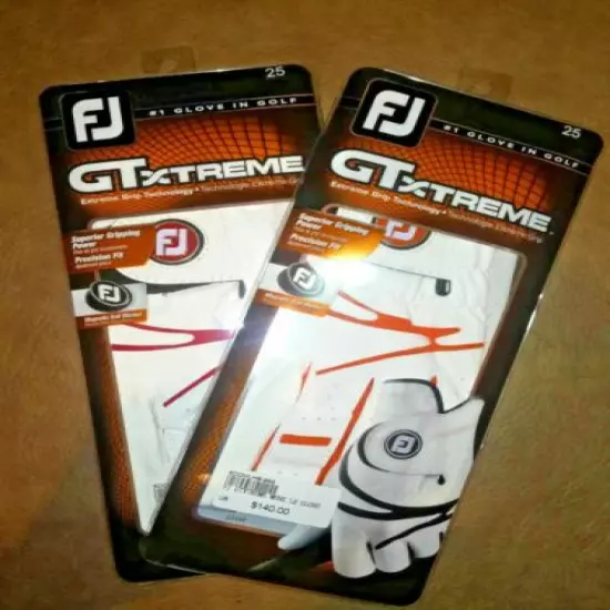 NEW!!! FJ GTxtreme MENS GOLF GLOVES 2 PIECES.