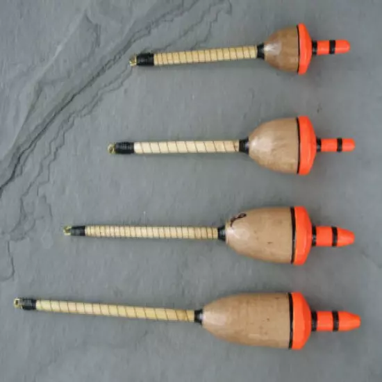 Handmade Perch fishing floats - Balsa Perch Bob - choose 1/2/3 or 4 SSG (BPB)