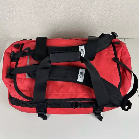 The North Face Base Camp Duffel Black Series Red/Black Heavy Duty