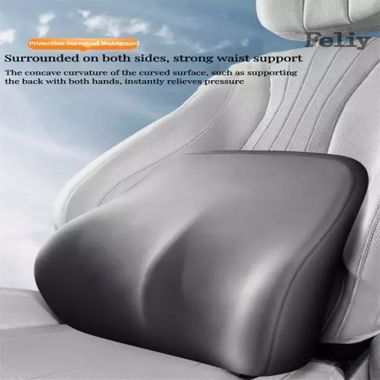 Car Seat Waist Cushion Lumbar Pillow Cushion Head Neck Pillow Car Headrest Sets