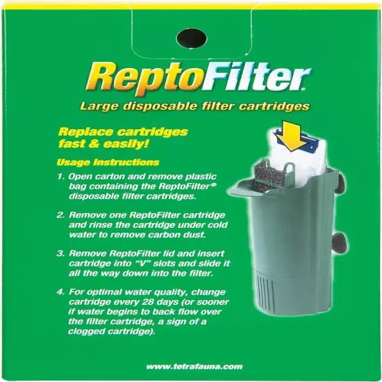 TetraFauna ReptoFilter Cartridges and ReptoGuard Turtle Health Conditioner