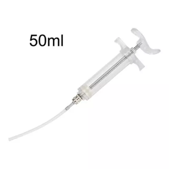 Birds Parrot Feeding Syringe Manual Rearing Gavage Curved Needle Medication Tube