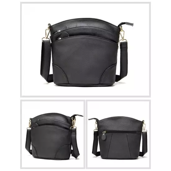 Genuine Leather Women Messenger Bags Crossbody Shoulder Bag Handbags for Girls