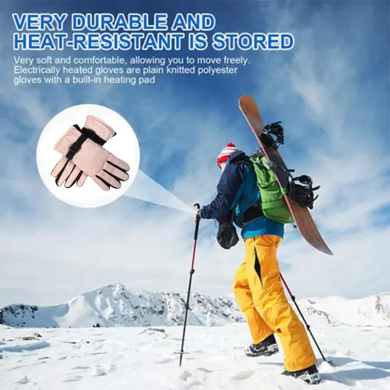 Winter Cycling Gloves Windproof Fishing Mittens Thicken Warm Full Finger Gloves