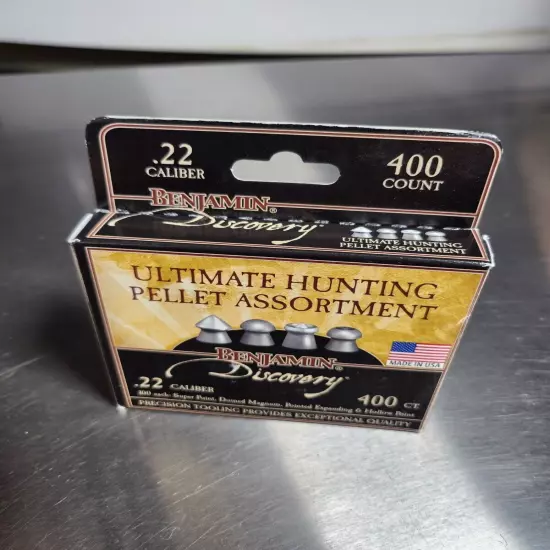 Benjamin 22BHPA Ultimate Hunting Pellet Assortment precision .22 Caliber 100x4