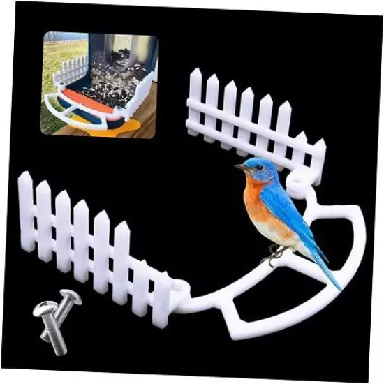 3 Pcs Perch for Bird Buddy, with Side Fence,Wider Extension Perch to DIY Add 