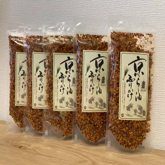 KYOTO FURIKAKE RA-YU RAYU SPRINKLE SEASONING CHILLI OIL 80g SET MAIKO JAPAN