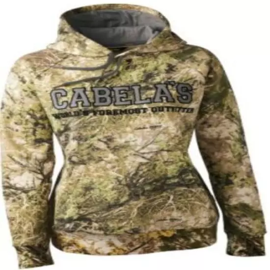 NWT Women's Cabela's Zonz Western ColorPhase 4Most Adapt Camo Hoodie Sweatshirt