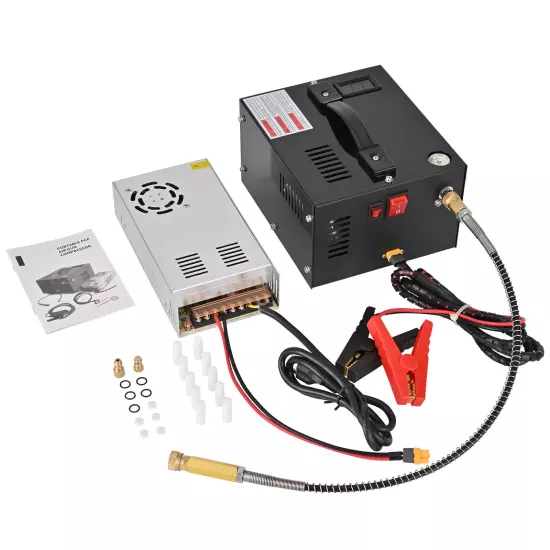 PCP Air Compressor Portable Manual-Stop w/Built-in Fan 4500PSI/30MPa