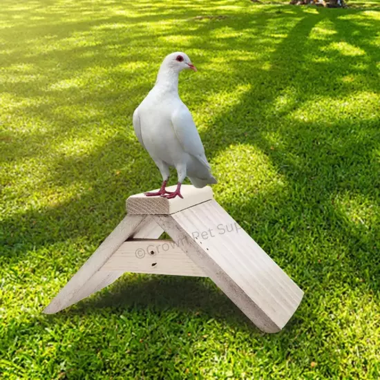 Pigeon Perches Woodden Dove Rest Stand Pigeons Durable Wood Stand Frame for Dove