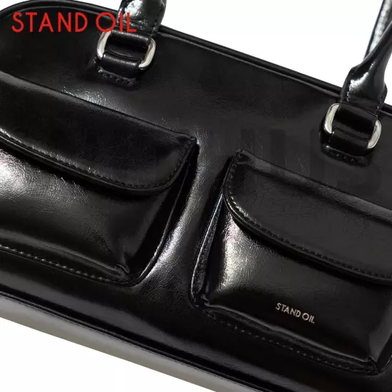 STAND OIL Chubby bag Black Women's Shoulder Bag - Tracking