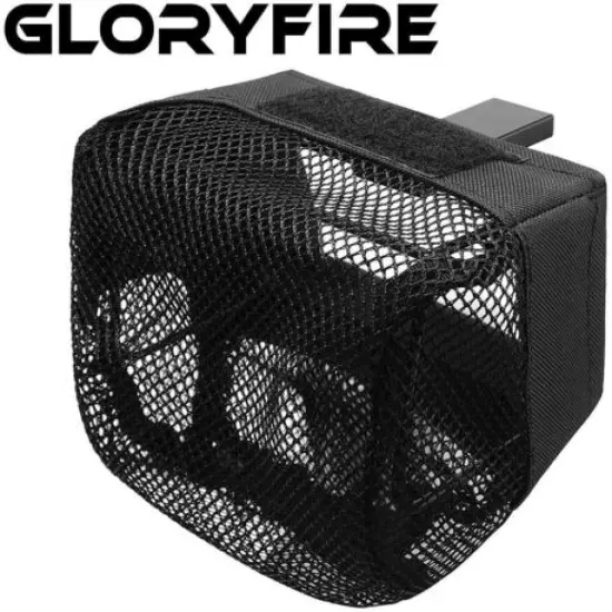 GLORYFIRE Pic Rail Brass Catcher with Heat Resistant Mesh and Zippered Bottom